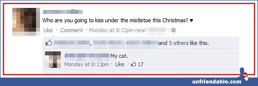 Cat? - Facebook - Dec 21, 2011 - Unfriendable